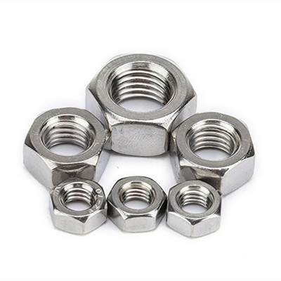 ASTM A194 SS 304 316 स्टेनलेस स्टील वेल्ड नट DIN 934 M1-M10