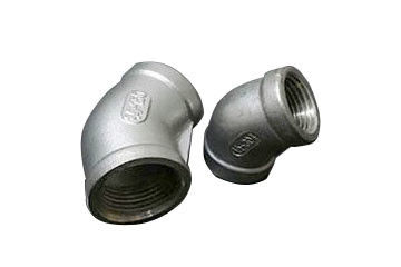 4 पिरोया कोहनी ss304L स्टेनलेस स्टील पाइप फिटिंग