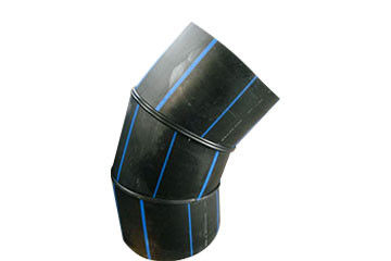 बट 45 डिग्री कोहनी DN125mm औद्योगिक स्टील पाइप फिटिंग