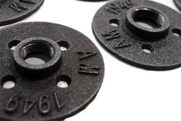 पिरोया स्टील पाइप Flanged तन्य लौह पाइप फिटिंग