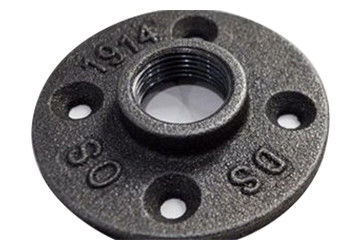पिरोया स्टील पाइप Flanged तन्य लौह पाइप फिटिंग